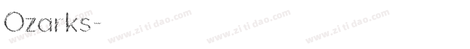 Ozarks字体转换