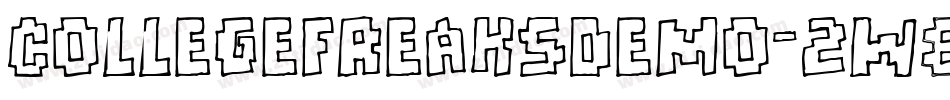 CollegeFreaksDemo-2w8l字体转换