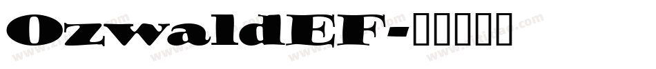 OzwaldEF字体转换