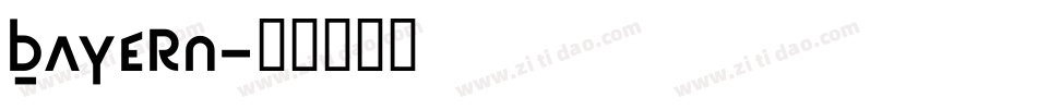 Bayern字体转换