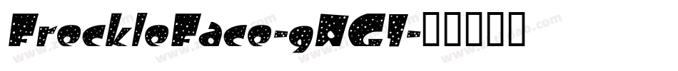 FreckleFace-gAG1字体转换