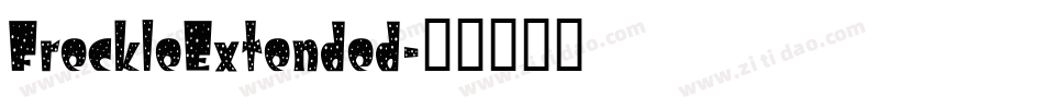 FreckleExtended字体转换
