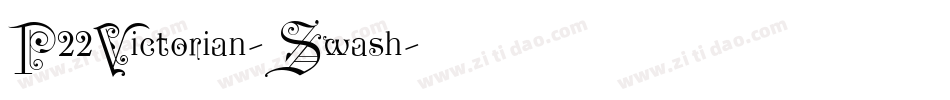 P22Victorian-Swash字体转换