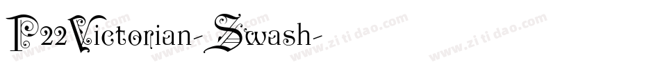 P22Victorian-Swash字体转换