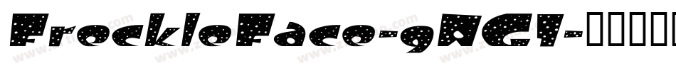 FreckleFace-gAG1字体转换