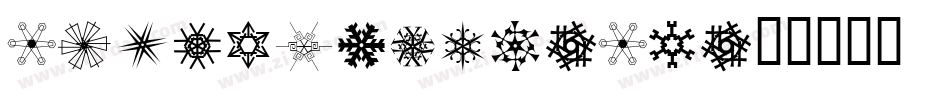 Snowflakes-St字体转换