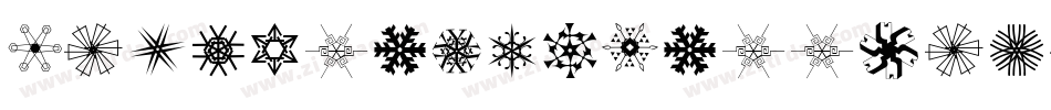 SnowflakesFalling字体转换