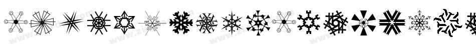 SnowflakesSt-y56M字体转换