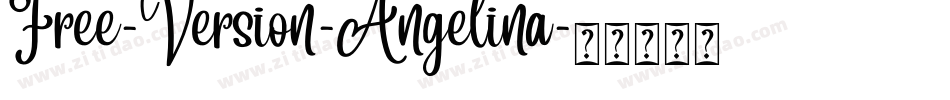 Free-Version-Angelina字体转换
