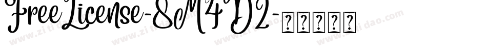 FreeLicense-8M4D2字体转换