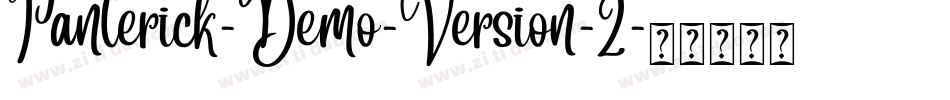 Panterick-Demo-Version-2字体转换
