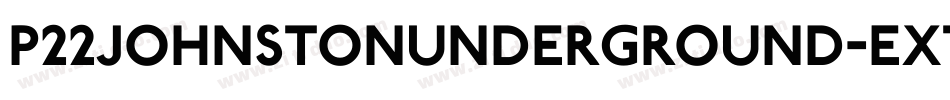 P22JohnstonUnderground-Extras字体转换