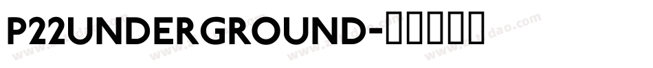 P22Underground字体转换 P22Underground字体转换