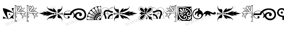 WoodtypeOrnaments-One字体转换