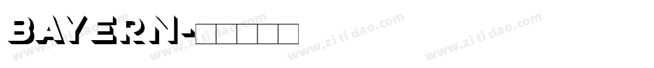 Bayern字体转换