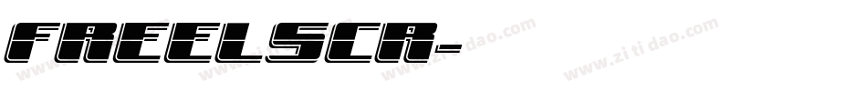 FREELSCR字体转换
