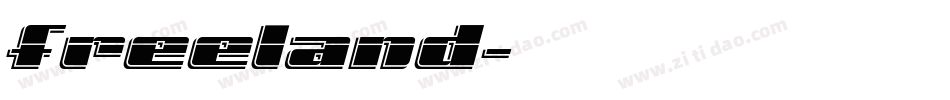 freeland字体转换