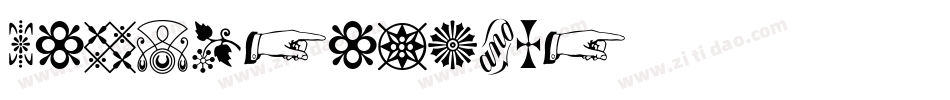 VictorianCyr字体转换