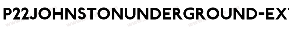 P22JohnstonUnderground-Extras字体转换