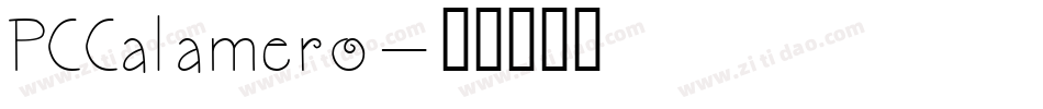 PCCalamero字体转换