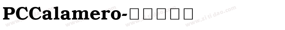 PCCalamero字体转换