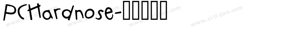 PCHardnose字体转换