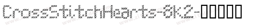 CrossStitchHearts-8K2字体转换