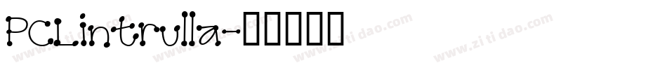 PCLintrulla字体转换