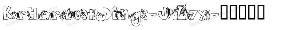 KrHarvestDings-JZ7x字体转换