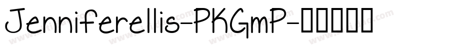 Jenniferellis-PKGmP字体转换