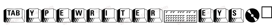 TypewriterKeys字体转换