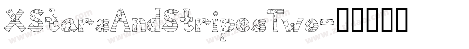 XStarsAndStripesTwo字体转换