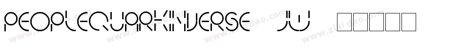 PeopleQuarkInverse-8JW2字体转换