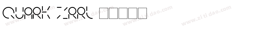 Quark-zrrL字体转换