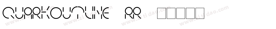 QuarkOutline-6RR1字体转换
