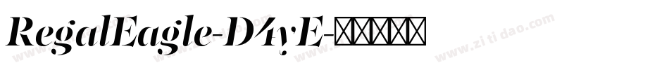 RegalEagle-D4yE字体转换