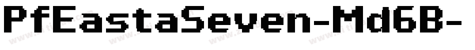PfEastaSeven-Md6B字体转换