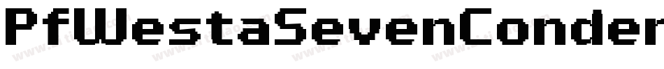 PfWestaSevenCondensed-KMBy字体转换
