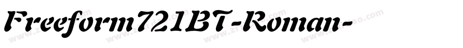 Freeform721BT-Roman字体转换