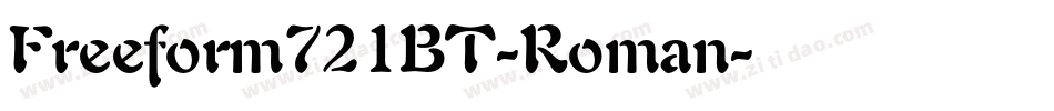 Freeform721BT-Roman字体转换