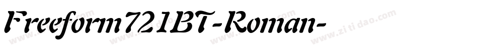 Freeform721BT-Roman字体转换