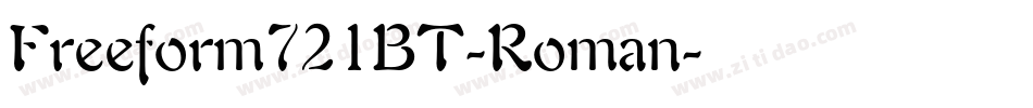 Freeform721BT-Roman字体转换