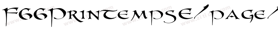 F66PrintempsE/page/2字体转换