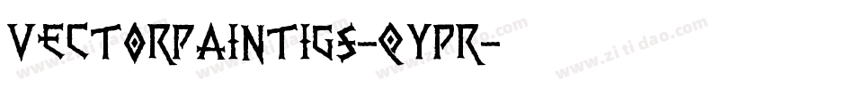 Vectorpaintigs-qYPr字体转换