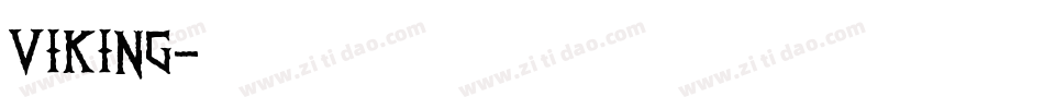Viking字体转换