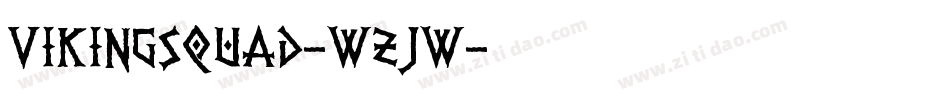 VikingSquad-wzjw字体转换