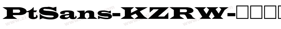 PtSans-KZRW字体转换