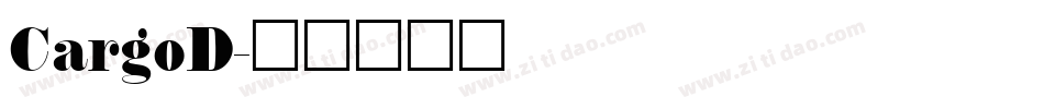 CargoD字体转换