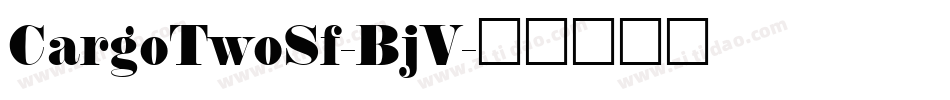 CargoTwoSf-BjV字体转换