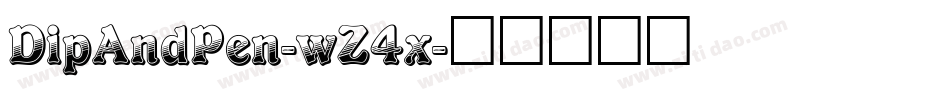 DipAndPen-wZ4x字体转换